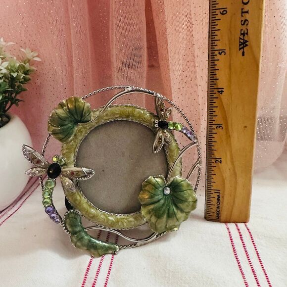 Dragon Fly Genuine Crystal Picture Frame - Picture 4 of 6